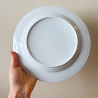 90's Floral Porcelain Plate Set 