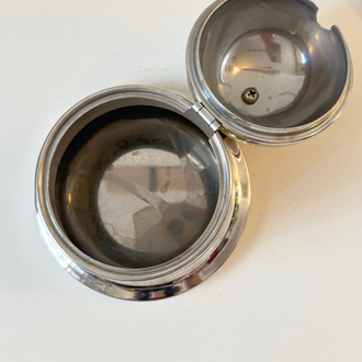 1996 Marks and Spencer Italian Stainless Steel Sugar Bowl 
