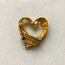 Vintage Golden Heart Brooch