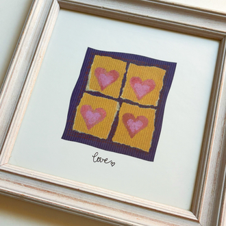 “Friendship Sayings: Love” Framed Art 