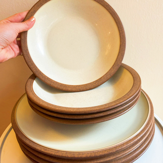 90’s English Denby Stoneware Plates 