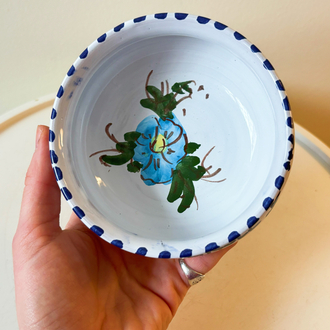 “Hotel Victoria” Handmade Italian Ceramic Candy Bowl