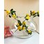 70’s Hand Blown Thin Glass Ruffle Vase