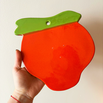 Handmade Ceramic Radish Trivet 