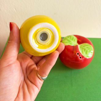 Ceramic Apples Salt and Pepper Shakers