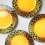 90’s Leopard Ceramic Plates by Haldun