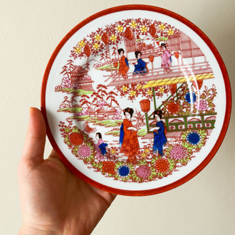 70’s Japanese Porcelain Plates 