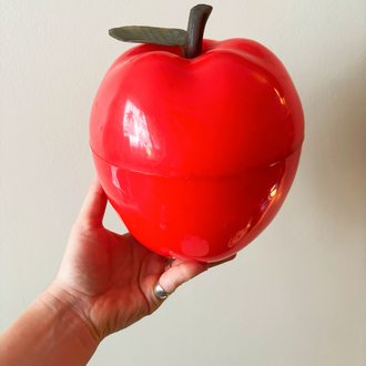 80’s Red Apple Ice Bucket