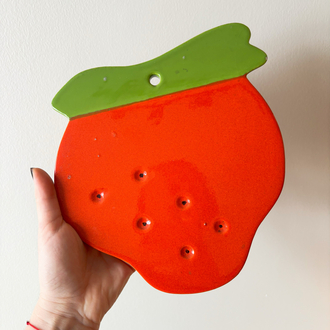 Handmade Ceramic Radish Trivet 