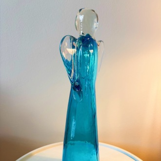 Handblown Glass Angel Sculpture