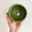 1970’s Forest Green Handmade Ceramic Carafe and Cups