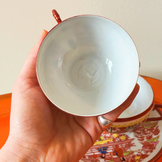70’s Japanese Eggshell Porcelain Teacups