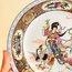 Vintage Hand Painted Chinese Wall Plate 