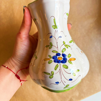 60’s French Pottery Handmade Vase 