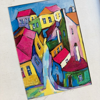 Prague Original Watercolor Artwork