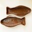 70’s Fish Handmade Ceramic Oven Plates 