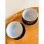 70’s Hand Painted Poppy Cups and Plates