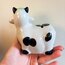 Ceramic Cow Coin Bank