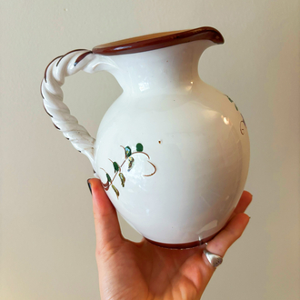 70’s Italian Handmade Ceramic Jug 