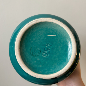 80’s Petrol Green Art-Deco Eczacıbaşı Ceramic Tea Set