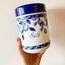 Vintage Opaline Salt Jar by Cerve Italy