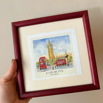 London Original Watercolor Artwork