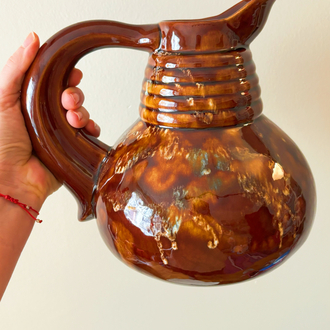 70’s Eczacibasi Ceramic Handmade Jug 