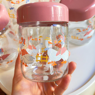(1 L.) 80’s French Goose Jars 