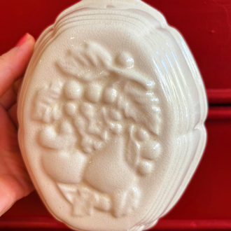 60’s French Ceramic Cake Mold Wall Decor