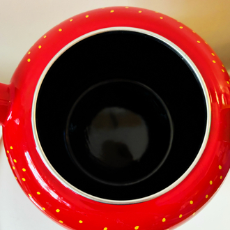 80’s Strawberry Enamel Kettle