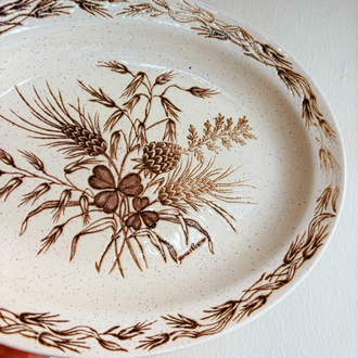70’s James Cooper English Ironstone Wall Plate