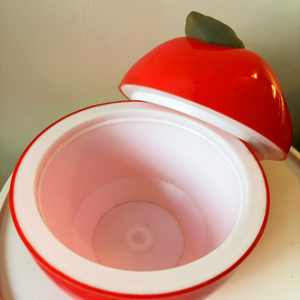 80’s Red Apple Ice Bucket