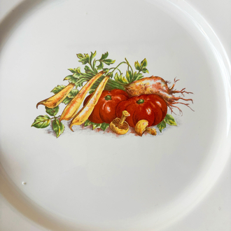 Veggies Porcelain Wall Plate