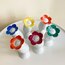 Flower Head Bavarian Porcelain Salt & Pepper Shakers 