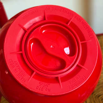 80’s Bright Red West German Thermos Jug