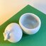 White Tangerine Porcelain Box
