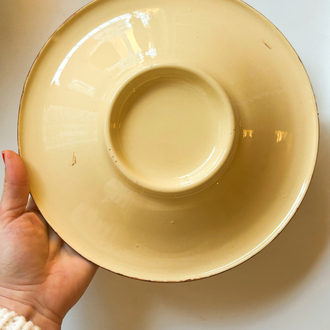 60’s French Longchamp Handpainted Wall Plate