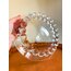 Italian Genuine Lead Crystal Bubble Bowl 