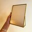 Brass Framed Make Up Mirror