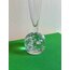 Hand Blown Bubble Glass Bud Vase 