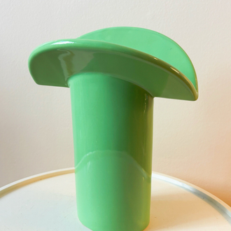 90’s Green Mushroom Vase