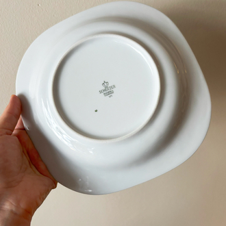 80’s Bavarian Porcelain Deep Plates 