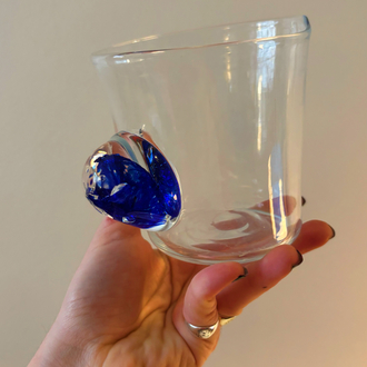 2005 Art Glass Handmade Funky Bowl 