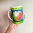 English Apple Porcelain Mugs