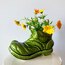 Vintage Old-School Boot Shaped Vase