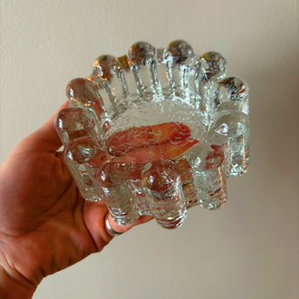 70’s Heavy Glass Ashtray