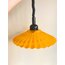 90’s Pop Art Orange Plexy Ceiling Lamp