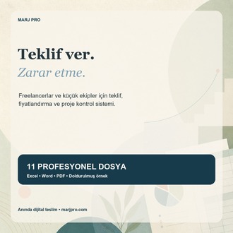 MARJ PRO — Teklif ve Fiyatlandırma Sistemi