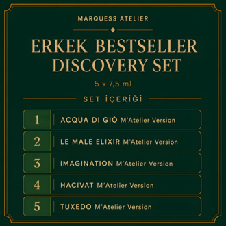 Erkek Bestseller Discovery Set | 5 x 7,5 ml
