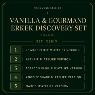 Vanilla & Gourmand Erkek Discovery Set | 5 x 7,5 ml